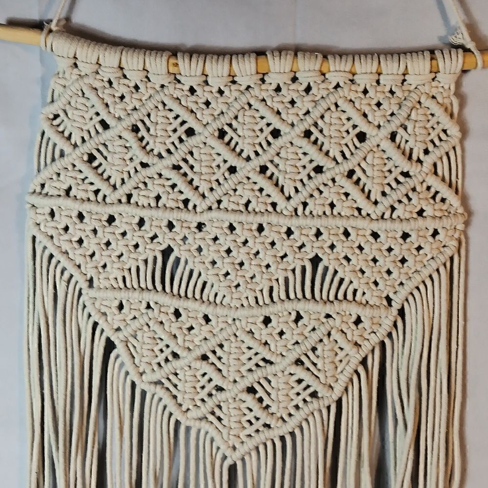 Boho Macrame Wall Hanging - Picture 2 of 4